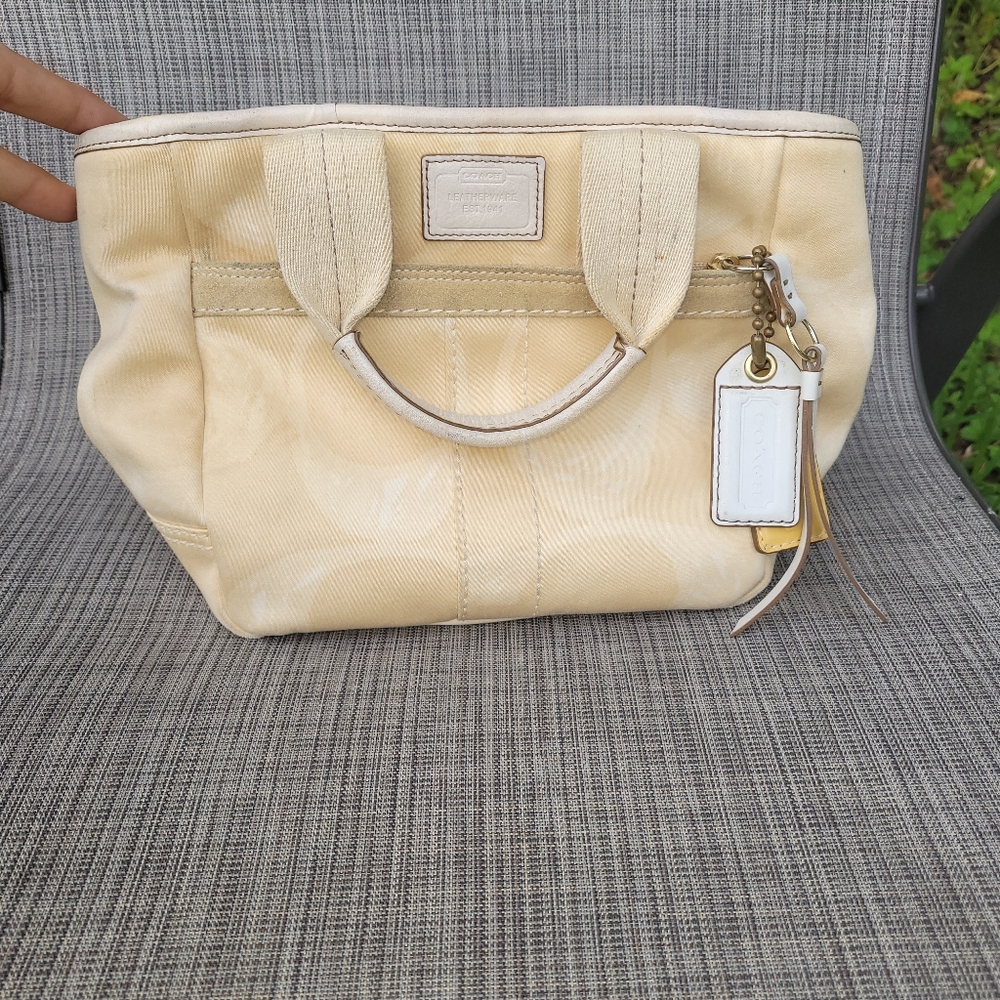 Coach signature scribble handbag